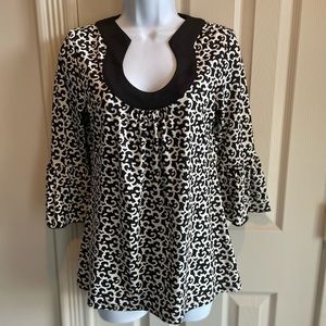 INC International Concepts Petite black and white